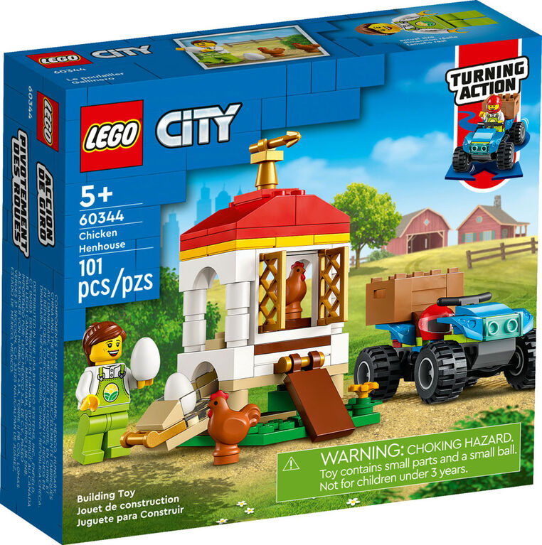 LEGO City Le poulailler 60344 Ensemble de construction (101 pièces)
