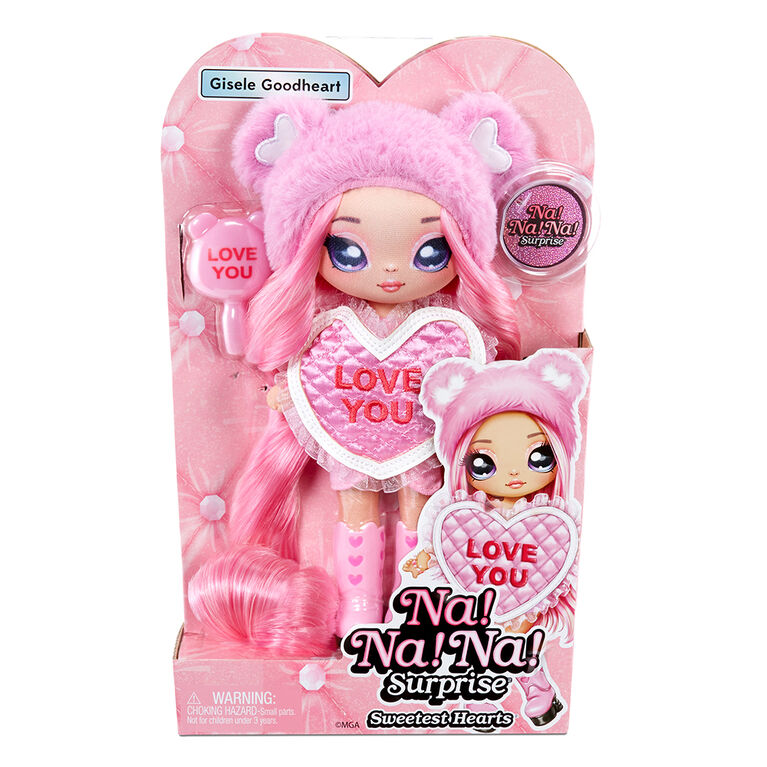 Na Na Na Surprise Gisele Goodheart - Pink Teddy Bear-Inpired 7.5" Fashion Doll