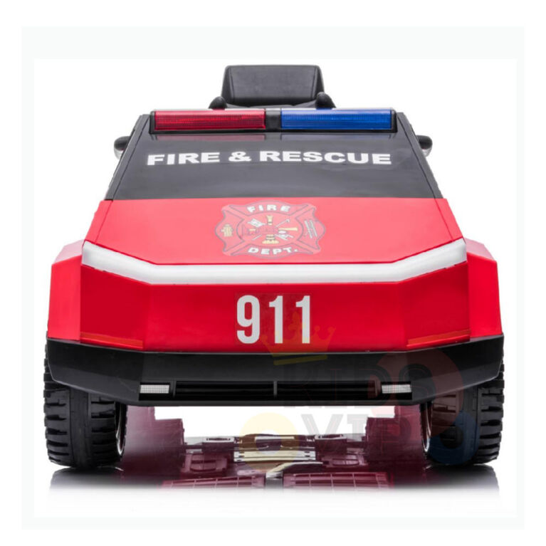 Kidsvip 12V Future Fire Truck W/ Rc - Édition anglaise