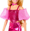 Barbie Deluxe Style Fashion Doll #5 in Metallic Pink Outfit with Corset Top and Accessories, Blonde