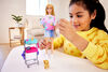 Barbie "Malibu" Stylist Doll and 14 Accessories Playset, Hair and Makeup Theme with Puppy and Styling Cart