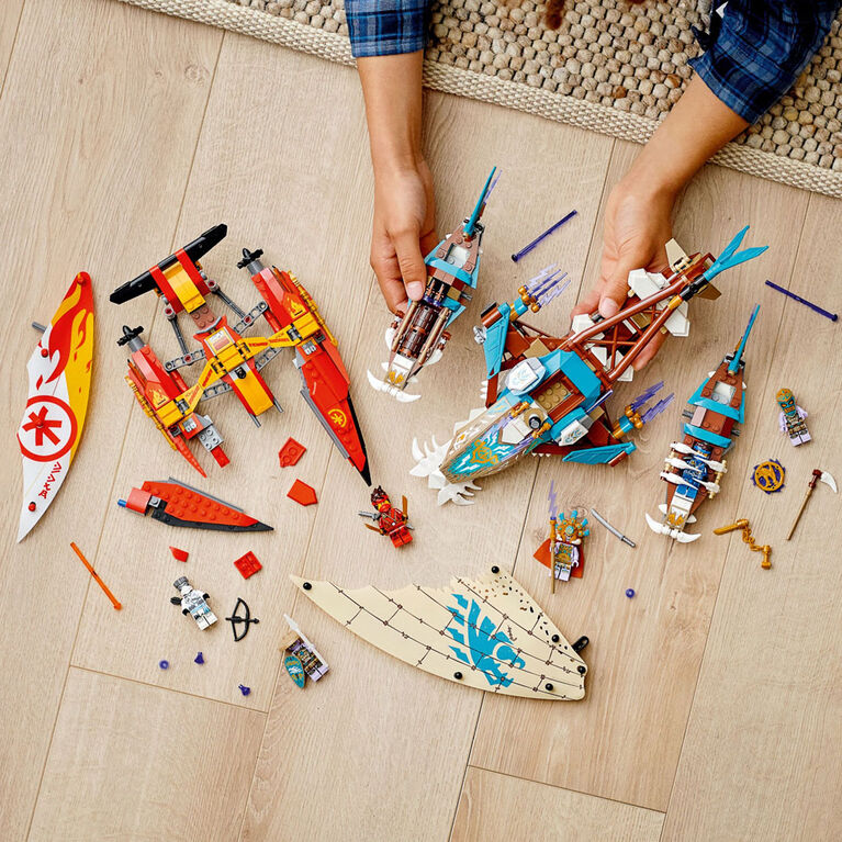 LEGO Ninjago La bataille de catamarans 71748 (780 pièces)