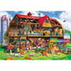 1000PC EZgrip Cut-Away "Family Barn" Large 1000 Piece Jigsaw Puzzle