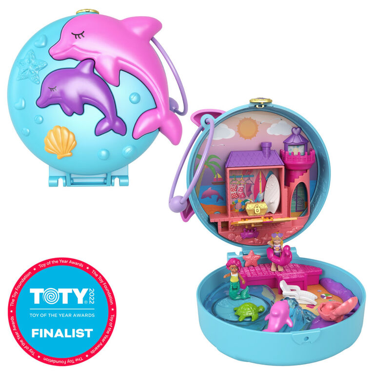 Polly Pocket Dolphin Beach Compact