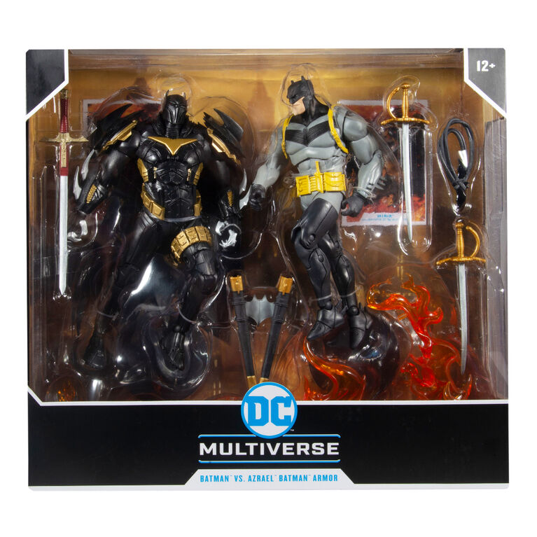 DC Multiverse - Paquet Multiple: White Knight Batman v. AZBAT (2 paquet) Figurines