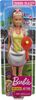 Barbie Blonde Tennis Player Doll with Chic Tennis Outfit, Racket and Ball