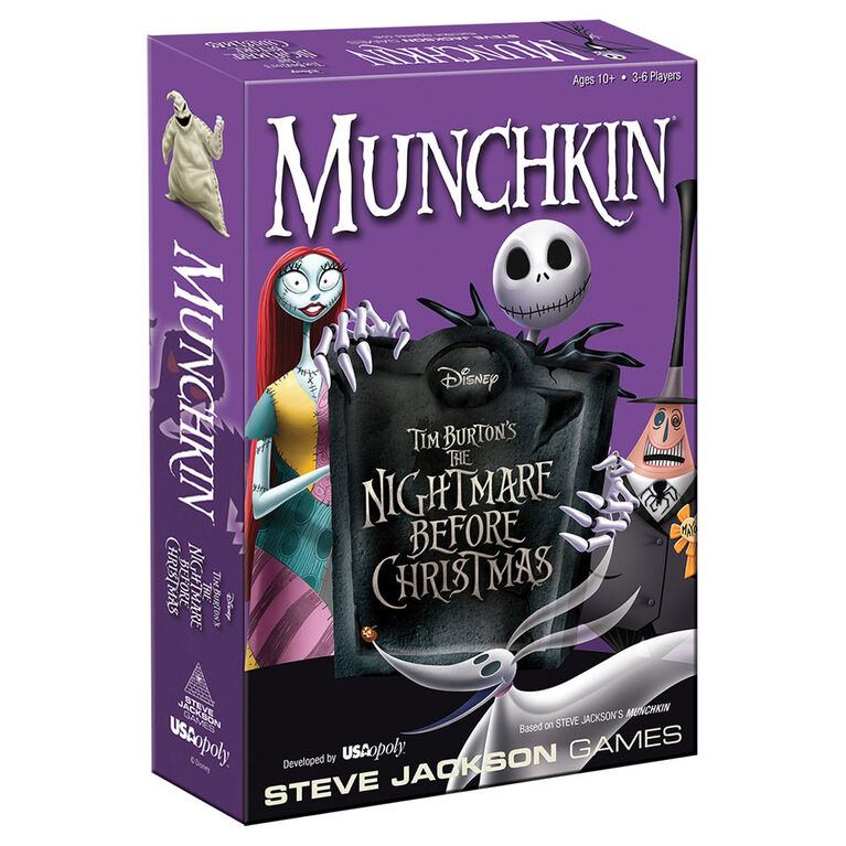Munchkin Game: Tim Burton's The Nightmare Before Christmas - English Edition