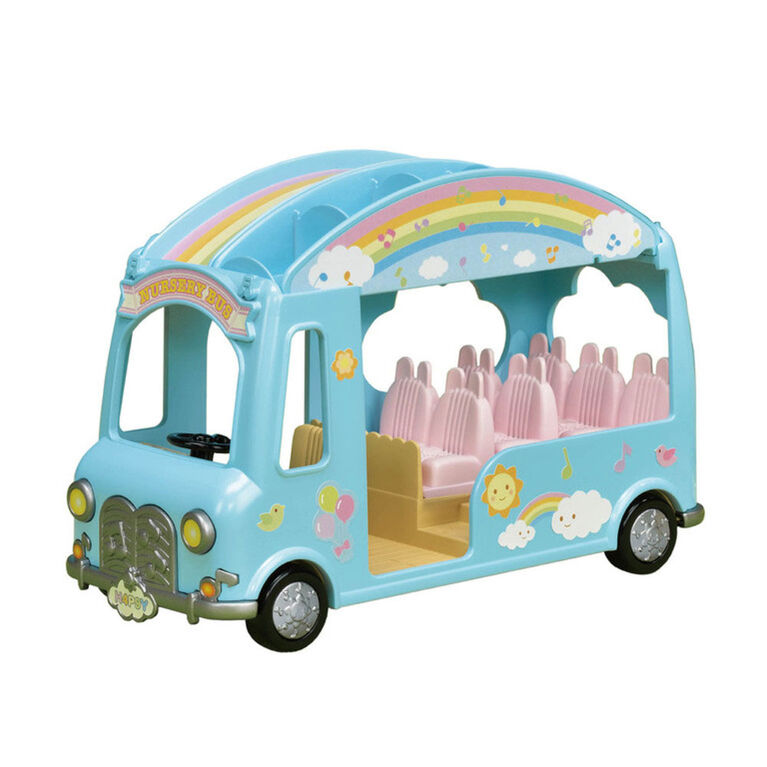 Bus ensoleillé de garderie de Calico Critters