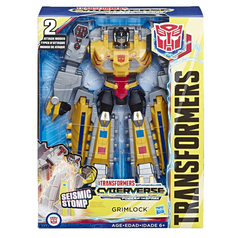 Transformers Cyberverse - Action Attackers Ultimate Class Grimlock Action Figure.