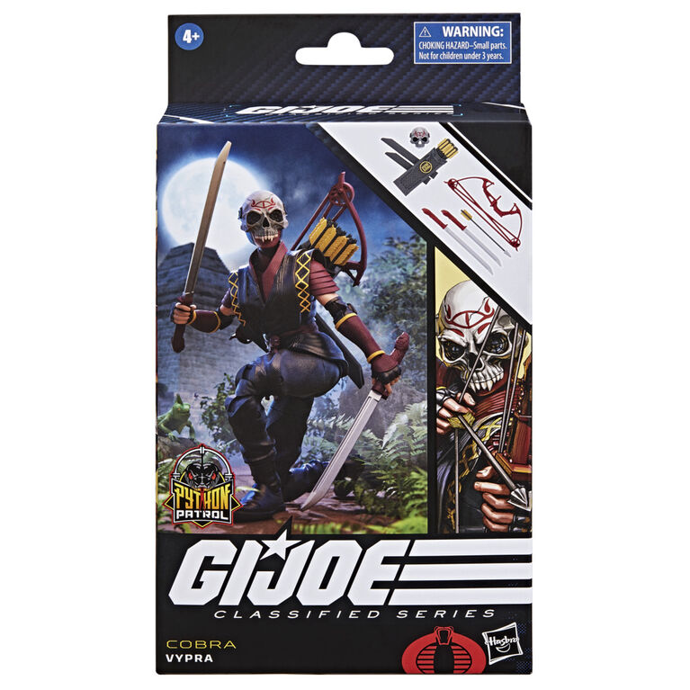 G.I. Joe Classified Series Python Patrol Vypra, Collectible G.I. Joe Action Figure, 88, 6 Inch Action Figures - R Exclusive