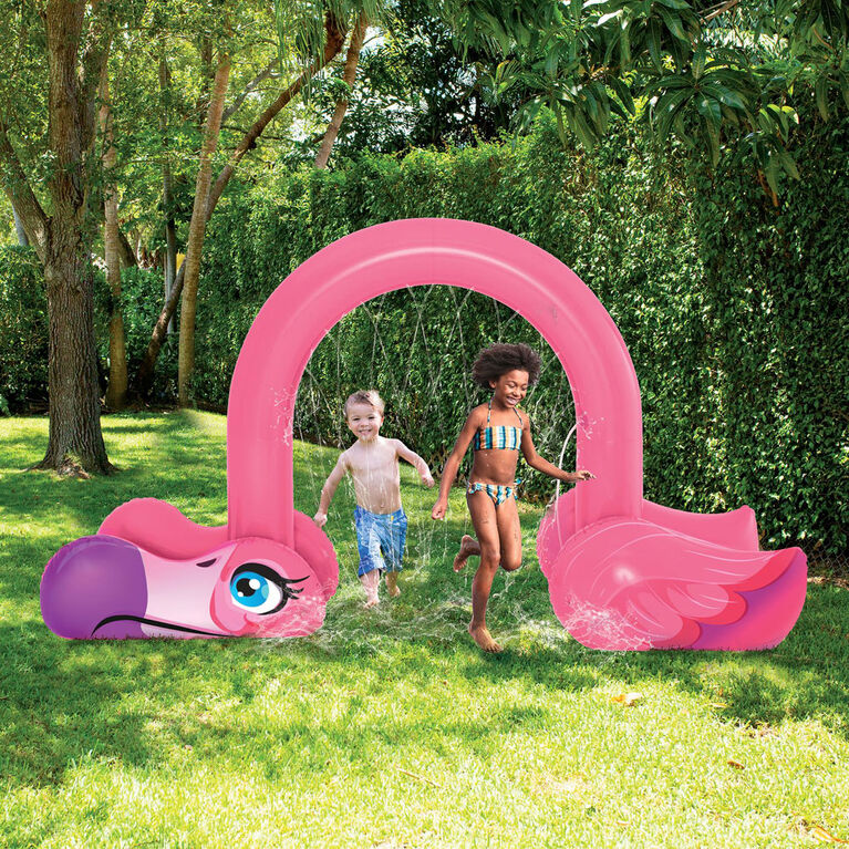 Splash Buddies Inflatable Flamingo Arch Sprinkler