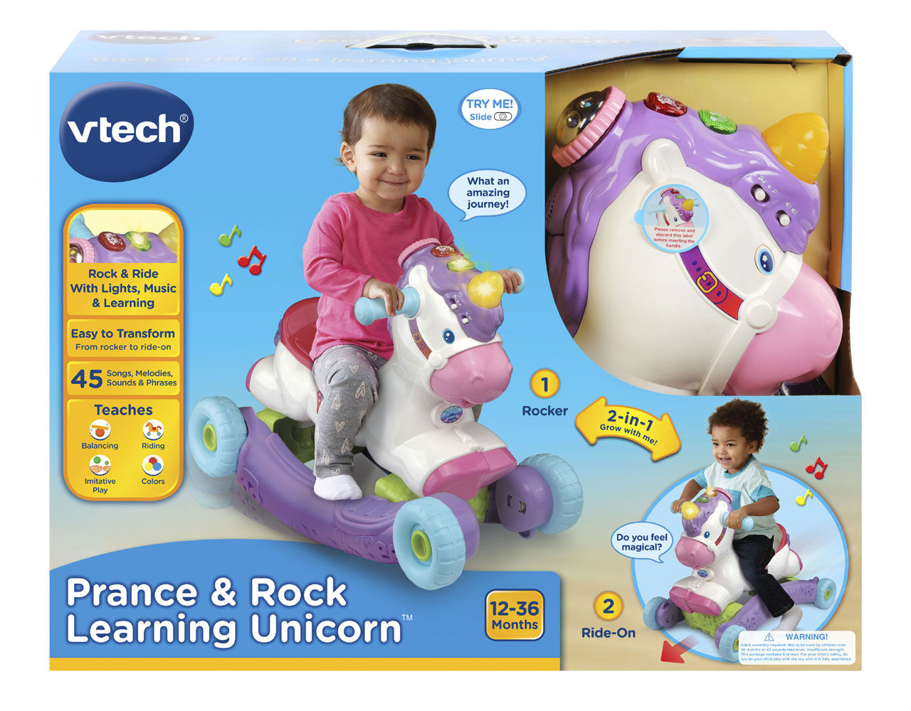 vtech prance and rock learning unicorn