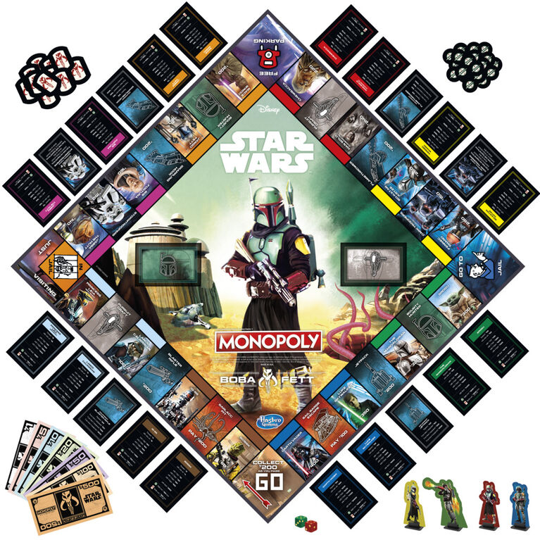 Monopoly: Star Wars Boba Fett Edition Board Game - English Edition