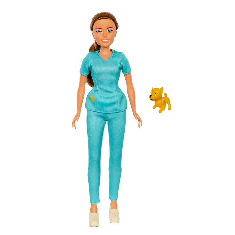 Poupée-mannequin MGA's Dream Ella I AM - vétérinaire | poupée-mannequin de 11,5 po (29 cm) avec animal