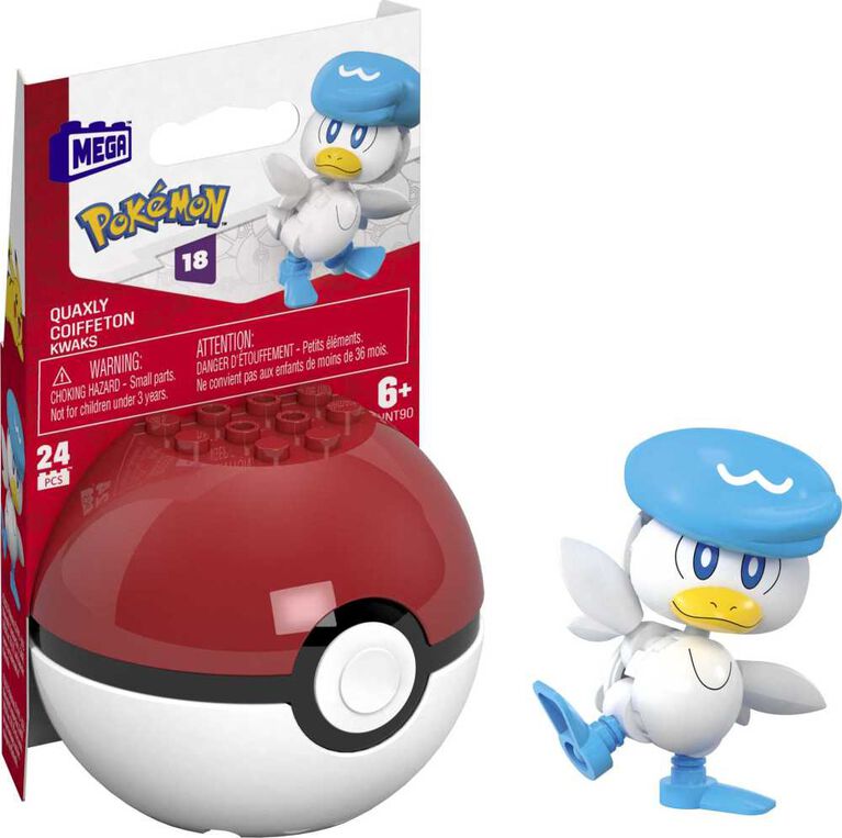 MEGA - Pokémon - Figurine articulée - Coiffeton, Pokéball (24