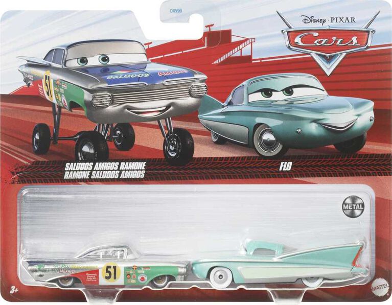 Disney Pixar Cars Flo & Saludos Amigos Ramone 2-Pack