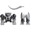 Marvel Mech Strike Mechasaurs 4 Inch Black Panther with Sabre Claw Mechasaur Action Figures, Super Hero Toys