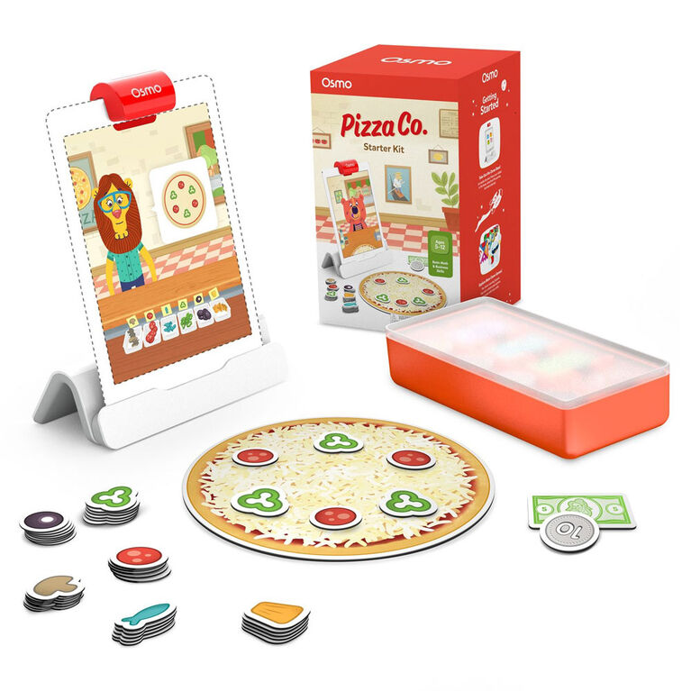 Osmo - Coffret Complet Pizza Co. pour iPad - de 5 à 12 ans - Communication & Maths (Base Osmo pour iPad incluse)