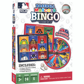 Masterpieces Puzzle Company MLB League Mascots Bingo jeu de plateau - Édition anglaise