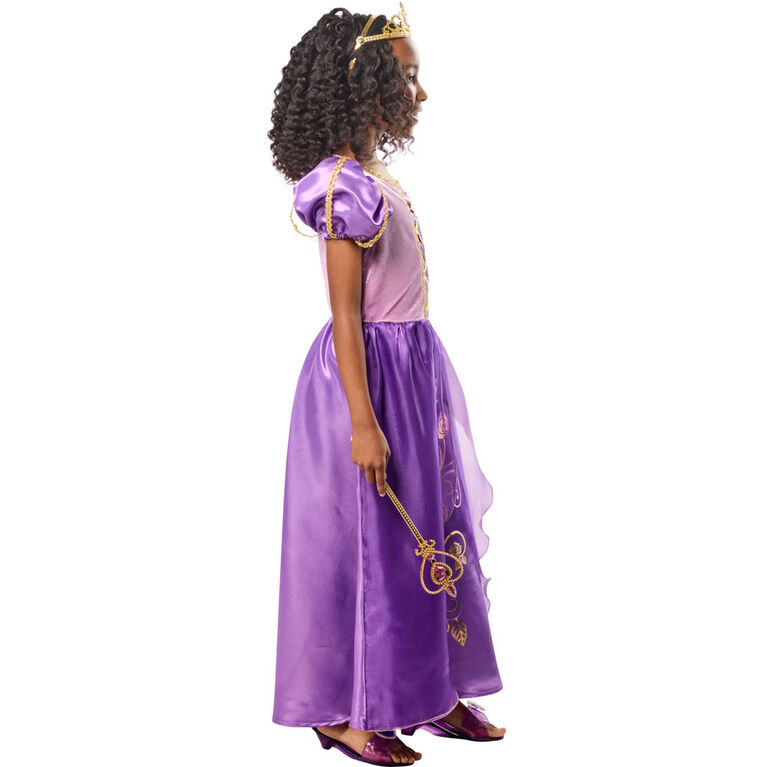 Rubies Royal Princess Costume Dress with Gold Tiara, Girls Small (Size 6-7) Rubies Royal Princess Costume Dress with Gold Tiara, Girls Small (Size 6-7)
