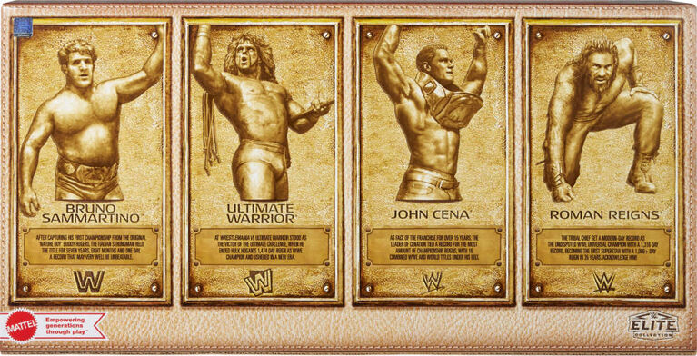 Mattel WWE Hall of Champions 4-Pack Action Figures & Accessories, 6-inch Collectibles Set Mattel WWE Hall of Champions 4-Pack Action Figures & Accessories, 6-inch Collectibles Set