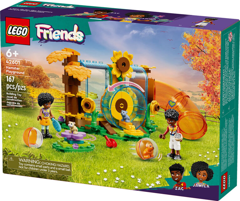 Jouet LEGO Friends L'aire de jeu des hamsters 42601