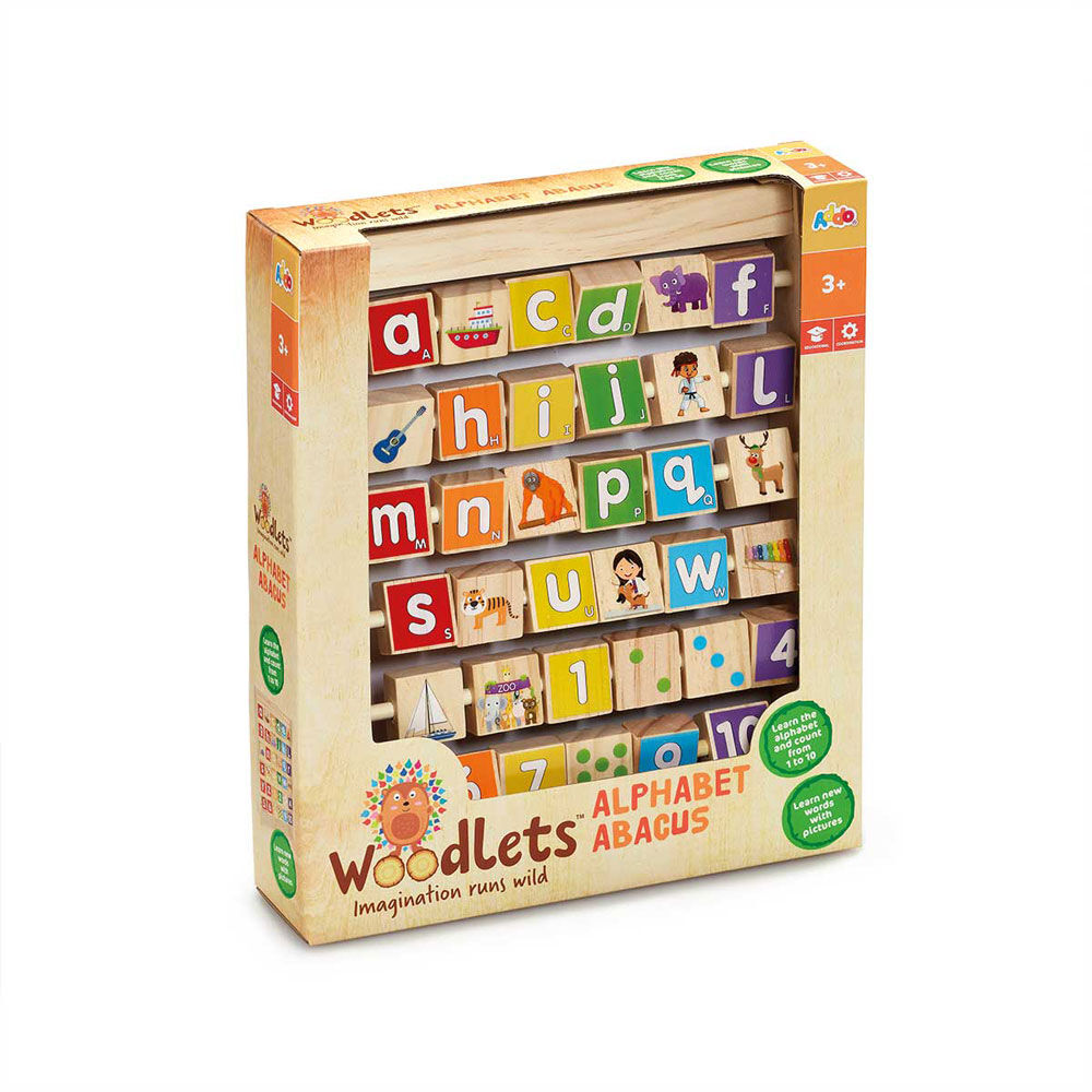 Wooden abacus alphabet 2025