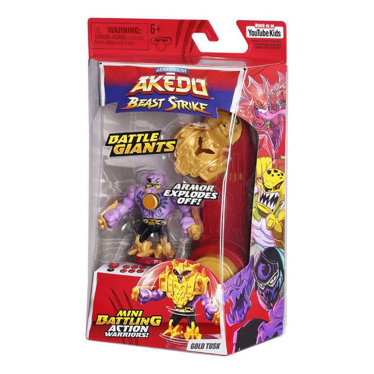 Akedo S5 Giants Beast Single Pk Gold Tusk