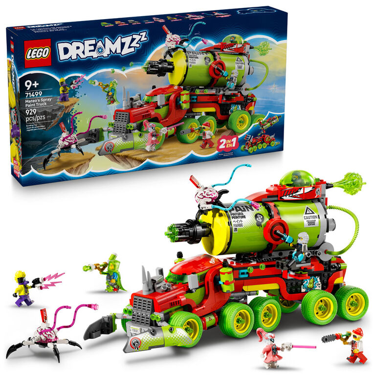 LEGO DREAMZzz Mateo's Spray Paint Truck Building Toy for Kids, Boys & Girls, Ages 9+ - 71499
