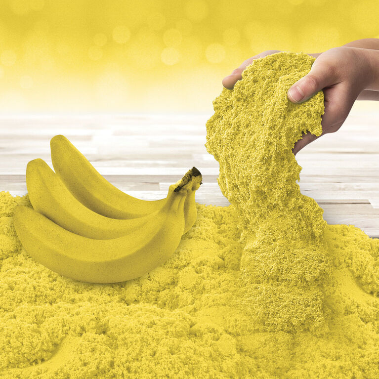 Kinetic Sand Scents, 8oz Yellow Go Bananas Scented Kinetic Sand