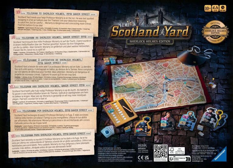 Ravensburger Scotland Yard Sherlock Holmes Edition