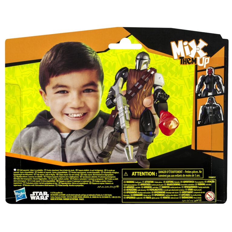 MixMashers Star Wars the Mandalorian and Grogu Custom Mix-And-Match Deluxe Action Figure Set & Accessories