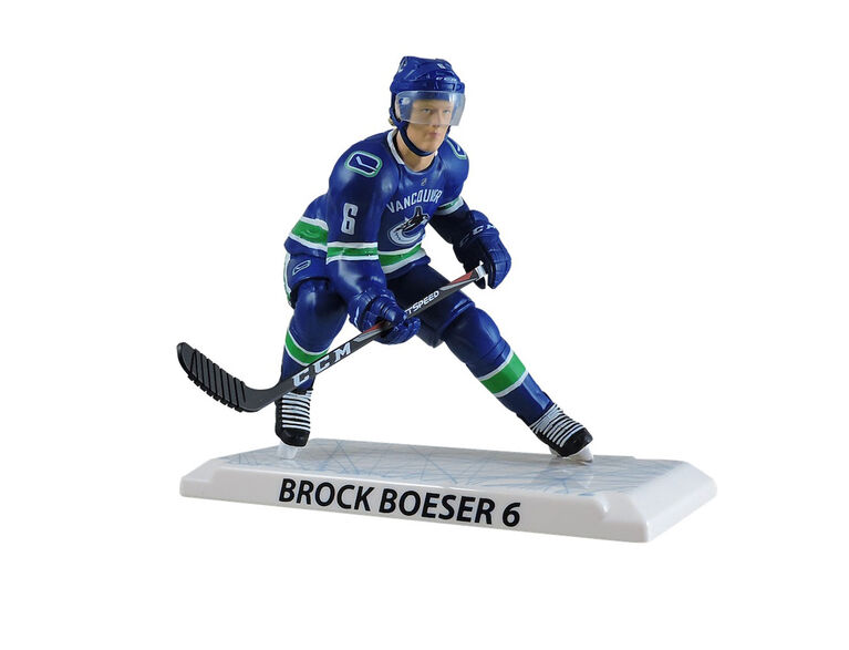 Brock Boeser Canucks de Vancouver Figurine de 6 pouces de la LNH.