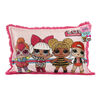 L.O.L. Surprise! Jumbo Funky Fur Pillow, 20" x 30"
