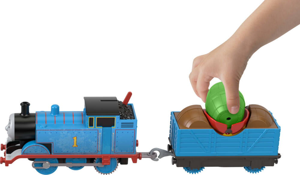 Fisher-Price Thomas & Friends Load & Launch Barrel Delivery Set & Classic Motorized Toy Train