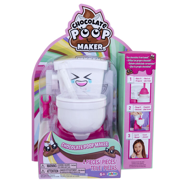 Chocolate Poop Maker - Pink Plunger