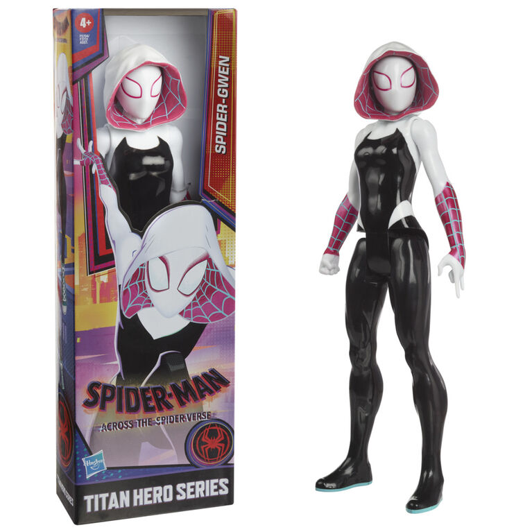 Marvel Spider-Man Spider-Gwen Toy, 12-Inch-Scale Spider-Man: Across the Spider-Verse Action Figure