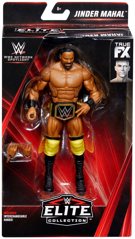 WWE - Network Spotlight - Collection Elite - Figurine articulée - Jinder Mahal - Édition anglaise