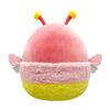 Squishmallows 12" Plush - Apollo the Coral Firefly with Pink and Yellow Fuzzy Stripes