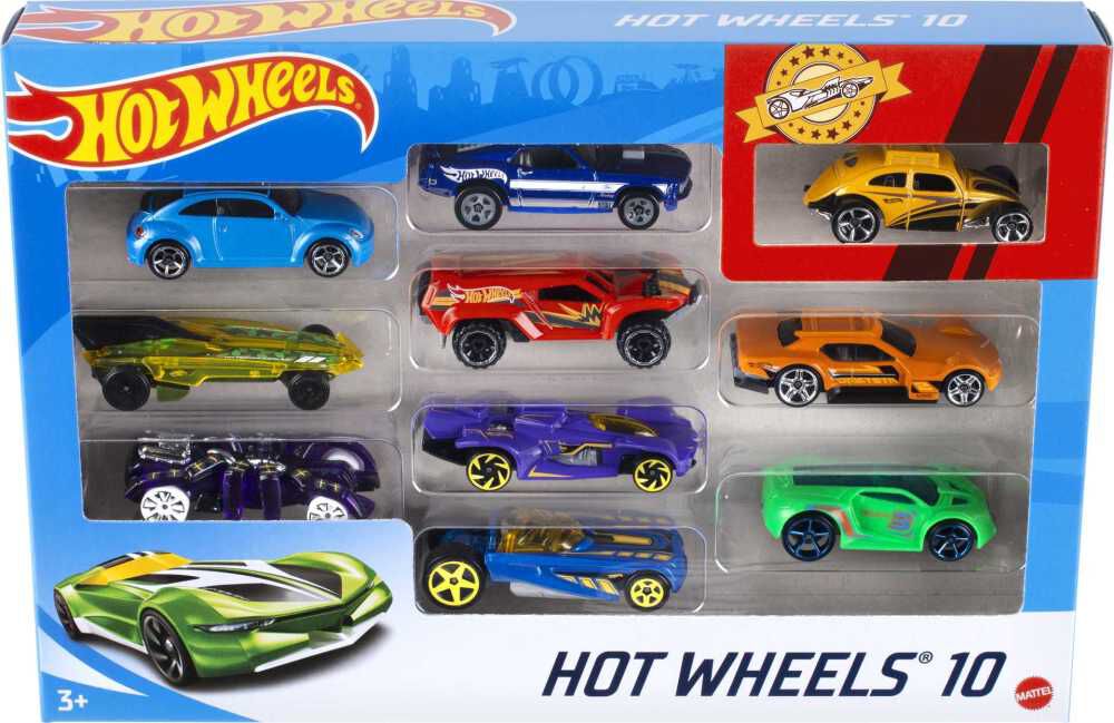 hot wheels 10 cars