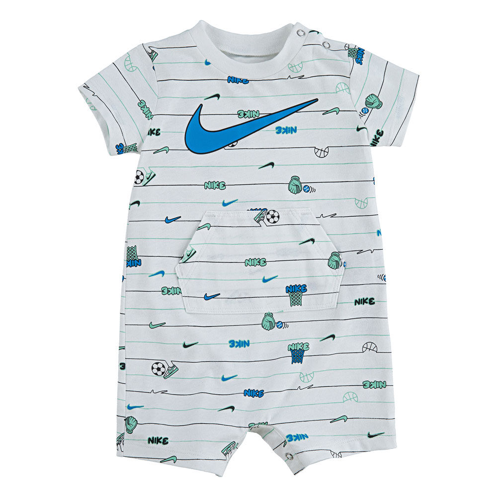 Nike Romper White 0 3 Months to Newborn