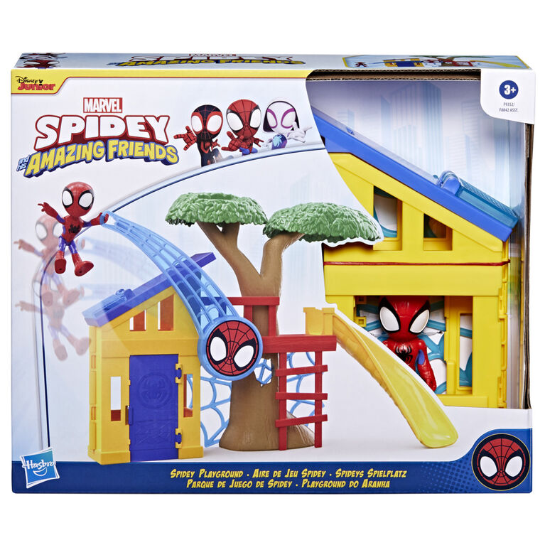 Marvel Spidey and His Amazing Friends Spidey Playground Playset with Spidey Action Figure