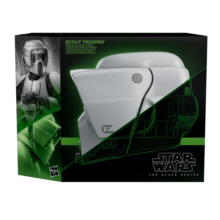 Star Wars The Black Series Scout Trooper Premium Electronic Helmet, Star Wars: Return of the Jedi Adult Roleplay Item