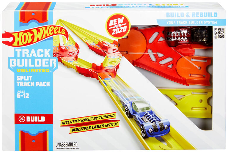 Hot Wheels Track Builder Split Track Pack Parts