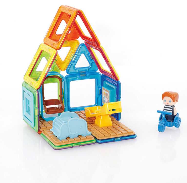 Magformers Max's Playground Set, Rainbow Colors