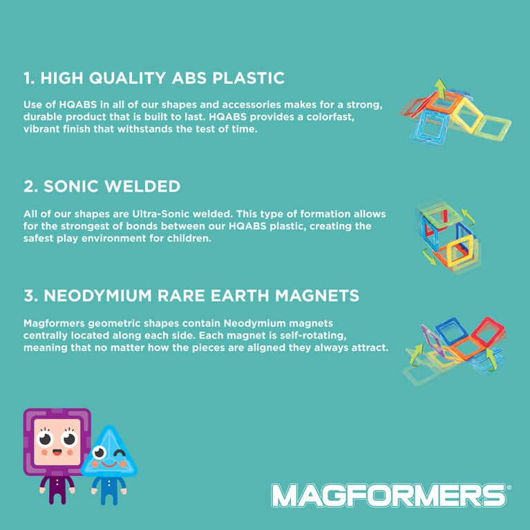 Magformers Designer Carnival 46 Pieces - English Edition