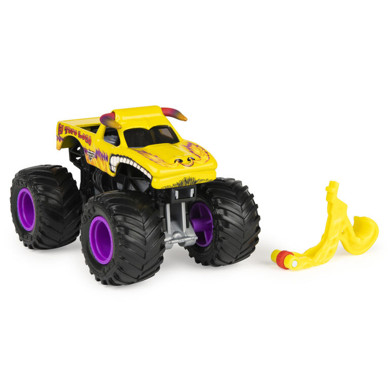 Monster Jam, Official El Toro Loco Monster Truck, Die-Cast Vehicle, Arena Favorites Series, 1:64 Scale