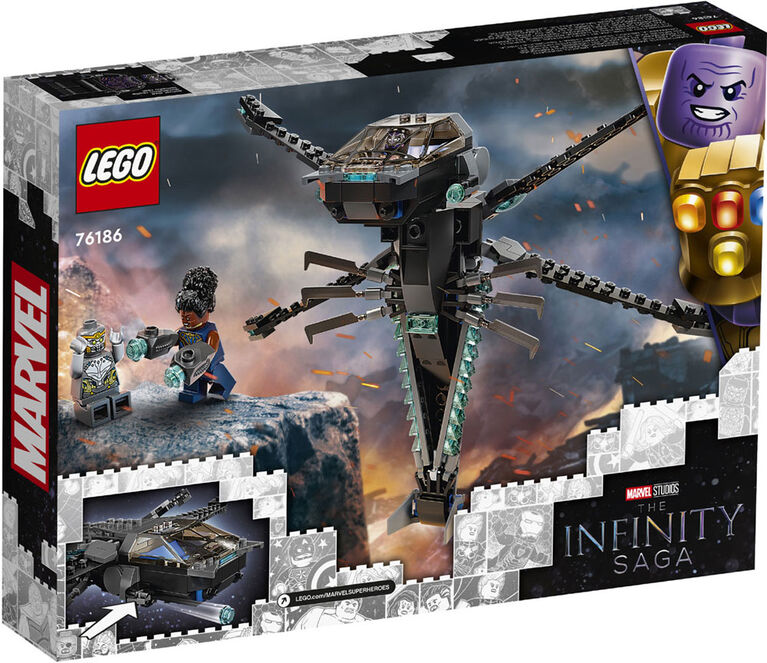 LEGO Super Heroes L'avion dragon de la Panthère noire 76186 (202 pièces)