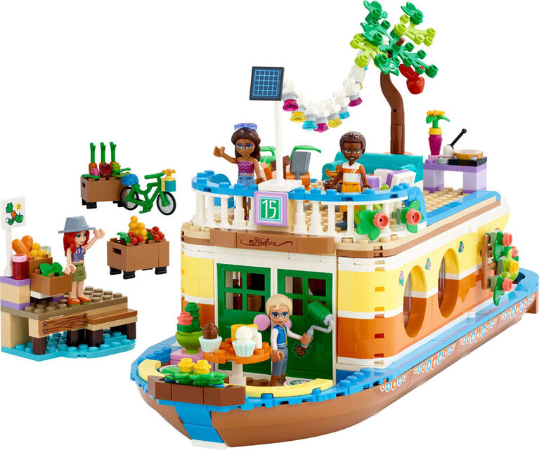 LEGO Friends Canal Houseboat 41702 Building Kit (737 Pieces)