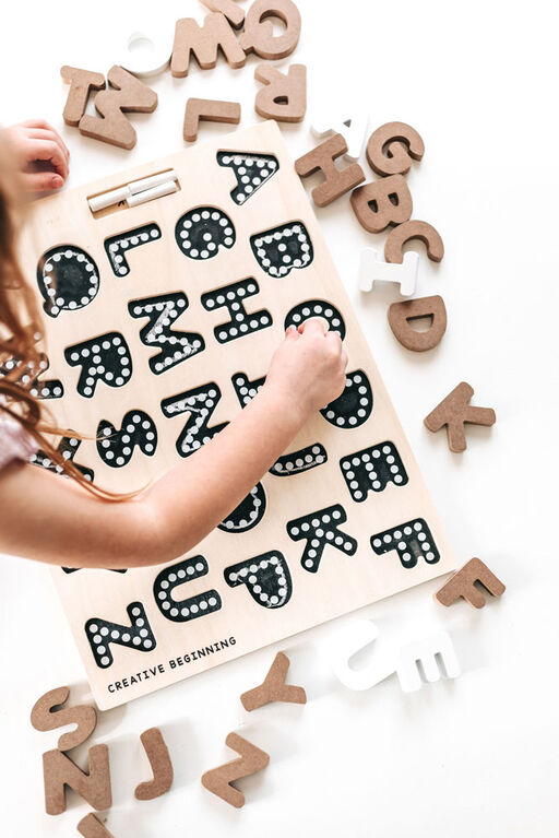 Creative Beginning - Alphabet Chalkboard Puzzle